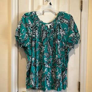 Beautiful paisley print top